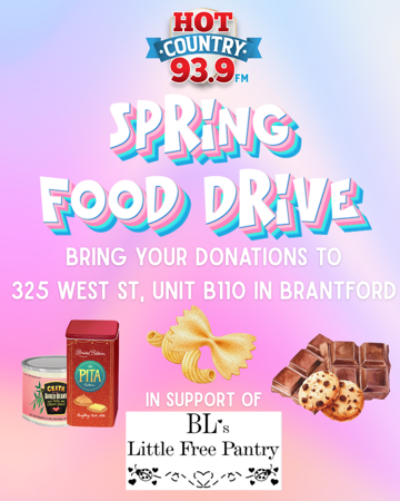 Spring Food Drive - Hot Country 93.9
